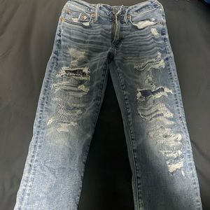 American eagle jeans size 28\32 the color is like light blue